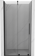 Mexen Velar stumdomos dušo durys 120 cm, Skaidrus, Juodas - 871-120-000-01-70