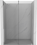 Mexen Velar stumdomos dušo durys 140 cm, Skaidrus, chromo - 871-140-000-01-01