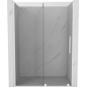 Mexen Velar stumdomos dušo durys 160 cm, Skaidrus, Baltas - 871-160-000-01-20