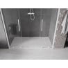Mexen Velar Duo stumdomos dušo durys 180 cm, Skaidrus, Baltas - 871-180-000-02-20