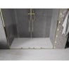 Mexen Velar Duo stumdomos dušo durys 200 cm, skaidrios, auksinės - 871-200-000-02-50