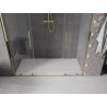 Mexen Velar Dvigubos stumdomos dušo durys 200 cm, permatomos, auksinės - 871-200-000-02-50