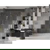 Mexen Velar Duo stumdomos dušo durys 170 cm, Skaidrus, šlifuotas auksas - 871-170-000-02-55