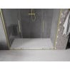 Mexen Velar Duo stumdomos dušo durys 180 cm, Skaidrus, šlifuotas auksas - 871-180-000-02-55