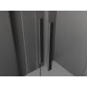 Mexen Velar Duo stumdomos dušo durys 170 cm, Skaidrus, gun gray šlifuotas - 871-170-000-02-66