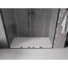 Mexen Velar Duo stumdomos dušo durys 170 cm, Skaidrus, Juodas - 871-170-000-02-70