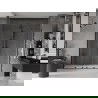 Mexen Velar Duo stumdomos dušo durys 170 cm, Skaidrus, Juodas - 871-170-000-02-70