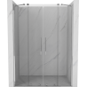 Mexen Velar Duo stumdomos dušo durys 140 cm, Skaidrus, chromo - 871-140-000-02-01
