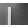 Mexen Velar Duo stumdomos dušo durys 160 cm, Skaidrus, Baltas - 871-160-000-02-20