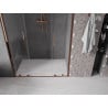 Mexen Velar Duo slankiojančios dušo durys 150 cm, permatomos, rožinis auksas - 871-150-000-02-60