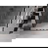 Mexen Velar Duo stumdomos dušo durys 140 cm, Skaidrus, Juodas - 871-140-000-02-70