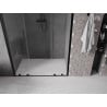 Mexen Velar Duo stumdomos dušo durys 160 cm, skaidrios, juodos - 871-160-000-02-70
