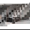 Mexen Velar stumdomos dušo durys 120 cm, Skaidrus, Rožinio aukso - 871-120-000-01-60