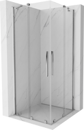 Mexen Velar Duo stumdomas dušo kabina 90 x 90 cm, permatomas, chromas - 871-090-090-02-01