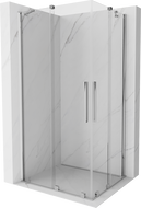 Mexen Velar Duo stumdoma dušo kabina 100 x 90 cm, Skaidrus, chromo - 871-100-090-02-01