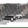 Mexen Velar Duo stumdomos dušo kabinos 80 x 80 cm, skaidrios, baltos - 871-080-080-02-20