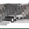 Mexen Velar Duo stumdoma dušo kabina 90 x 80 cm, Skaidrus, balta - 871-090-080-02-20
