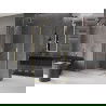 Mexen Velar Duo stumdomas dušo kabina 100 x 90 cm, skaidri, auksinė matinė - 871-100-090-02-55