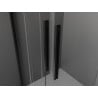 Mexen Velar Duo stumdoma dušo kabina 80 x 80 cm, Skaidrus, Juodas - 871-080-080-02-70