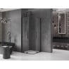 Mexen Velar Duo stumdomoji dušo kabina 90 x 90 cm, skaidri, juoda - 871-090-090-02-70