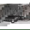 Mexen Velar Duo stumdoma dušo kabina 90 x 90 cm, Skaidrus, Juodas - 871-090-090-02-70