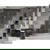 Mexen Velar Duo stumdomos dušo durys 140 cm, Skaidrus, Auksinė - 871-140-000-02-50