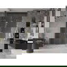Mexen Velar Duo stumdomos dušo durys 160 cm, Skaidrus, šlifuotas auksas - 871-160-000-02-55