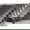 Mexen Velar Duo stumdomos dušo durys 140 cm, Skaidrus, Rožinio aukso - 871-140-000-02-60