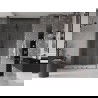 Mexen Velar Duo stumdomos dušo durys 140 cm, Skaidrus, gun gray šlifuotas - 871-140-000-02-66