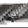 Mexen Velar Duo stumdomos dušo durys 140 cm, Skaidrus, Juodas - 871-140-000-02-70