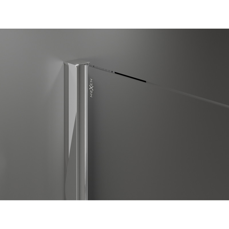 Mexen Velar stiklinė dušo kabina 140 x 90 cm, skaidri, chromas - 871-140-090-01-01
