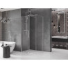 Mexen Velar stiklinė dušo kabina 140 x 100 cm, skaidri, chromuota - 871-140-100-01-01