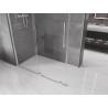 Mexen Velar 150 x 75 cm stumdomosios dušo kabinos, permatomas, chromas - 871-150-075-01-01