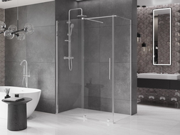 Mexen Velar stumdomasis dušo kabinas 150 x 90 cm, skaidrus, chromas - 871-150-090-01-01