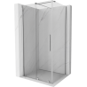 Mexen Velar stumdomas dušo kabinas 100 x 80 cm, skaidrus, chromas - 871-100-080-01-01