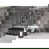 Mexen Velar stumdoma dušo kabina 100 x 70 cm, Skaidrus, balta - 871-100-070-01-20