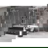 Mexen Velar stumdoma dušo kabina 100 x 70 cm, Skaidrus, balta - 871-100-070-01-20