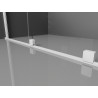 Mexen Velar stumiama dušinės kabina 100 x 80 cm, skaidrus, baltas - 871-100-080-01-20