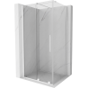 Mexen Velar stumdomas dušo kabinas 120 x 80 cm, permatomas, baltas - 871-120-080-01-20