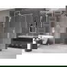 Mexen Velar stumdoma dušo kabina 140 x 85 cm, Skaidrus, balta - 871-140-085-01-20