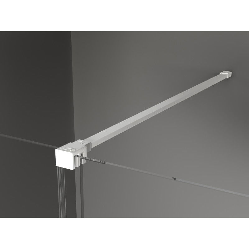 Mexen Velar stumiama dušo kabina 150 x 75 cm, permatoma, balta - 871-150-075-01-20