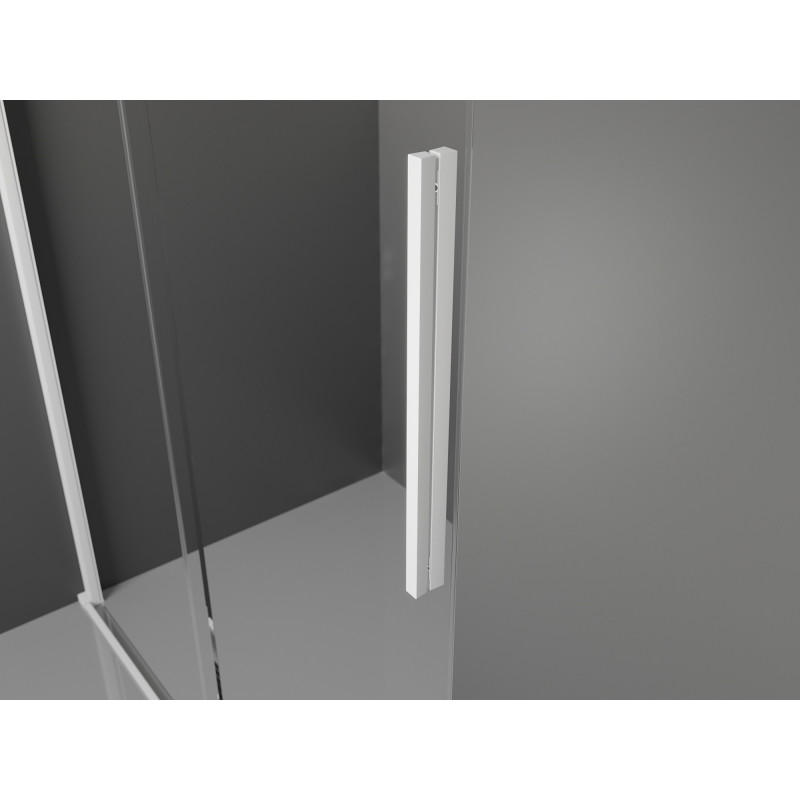 Mexen Velar stumiama dušo kabina 160 x 85 cm, permatomas, balta - 871-160-085-01-20