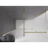 Mexen Velar stumiama dušo kabina 150 x 80 cm, skaidrus, auksinis - 871-150-080-01-50