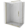 Mexen Velar 150 x 85 cm stumdomos dušo kabina, permatoma, auksinė - 871-150-085-01-50