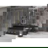 Mexen Velar stumdoma dušo kabina 160 x 90 cm, Skaidrus, auksinė - 871-160-090-01-50