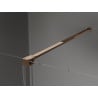 Mexen Velar stumdomas dušo kabinas 140 x 90 cm, skaidrus, rožinis auksas - 871-140-090-01-60