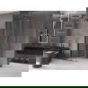 Mexen Velar stumdoma dušo kabina 120 x 120 cm, Skaidrus, Rožinio aukso - 871-120-120-01-60