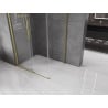 Mexen Velar slankiojanti dušo kabina 120 x 80 cm, permatoma, šlifuotas auksas - 871-120-080-01-55
