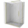Mexen Velar stumdomas dušo kabinas 150 x 85 cm, skaidrus, šlifuotas auksinis - 871-150-085-01-55