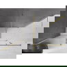 Mexen Velar stumdoma dušo kabina 150 x 85 cm, Skaidrus, šlifuotas auksas - 871-150-085-01-55